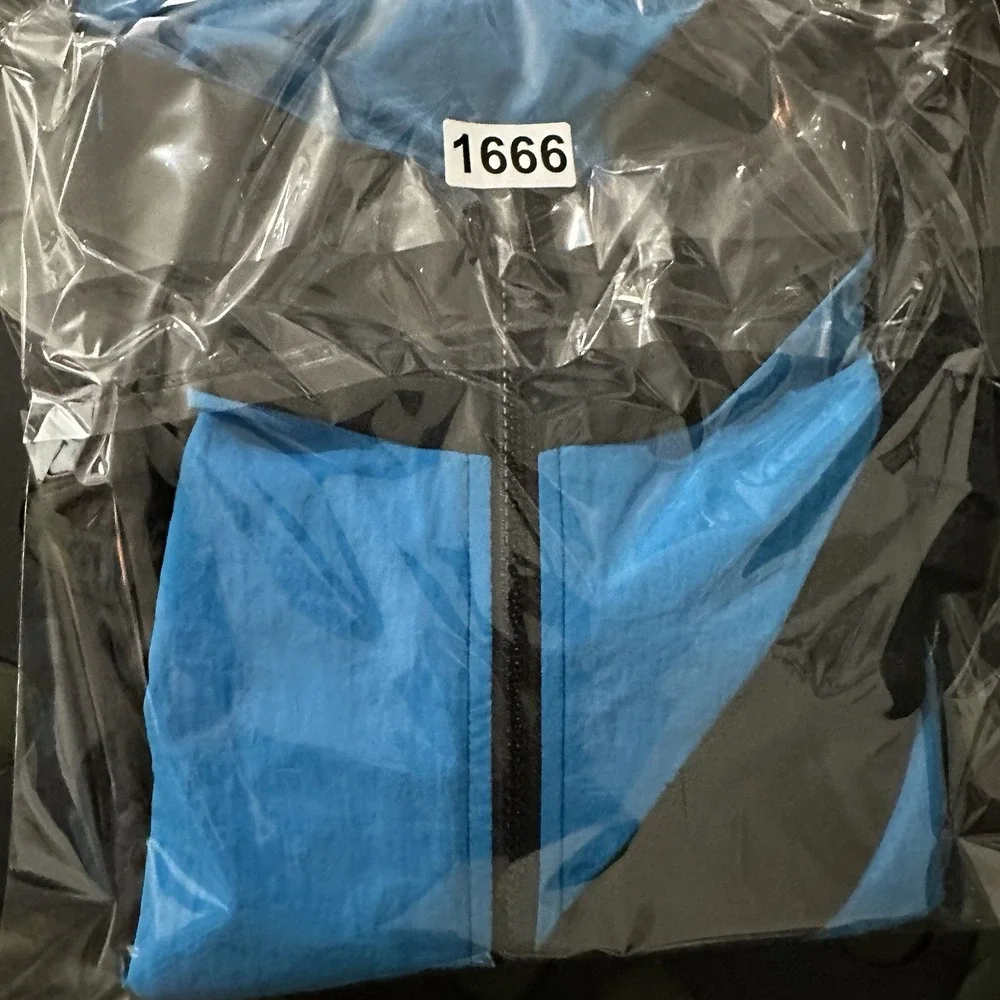 Vtg 90s USA Olympics Windbreaker‎ Jacket Mens M JCPenney Track Nylon Blocky Blue